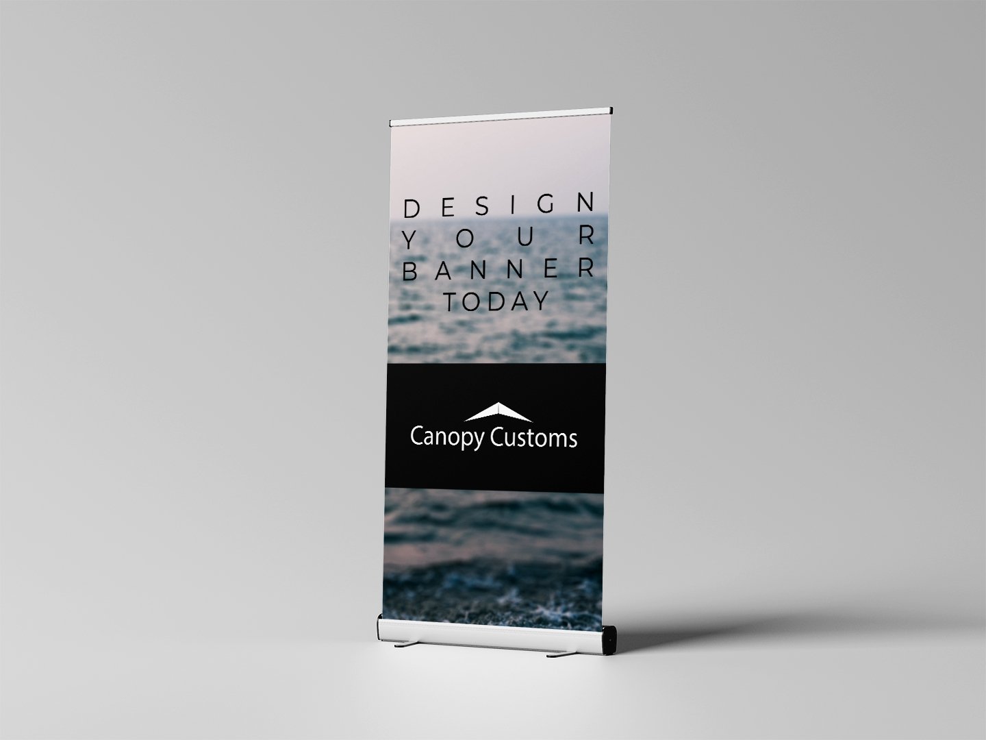 The Double Sided Roll Up Banner - Canopy Customs